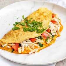 Chicken Cheese Omelette