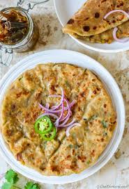 Chicken Potato Mix Paratha