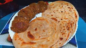 Shami Kabab Cheese Paratha